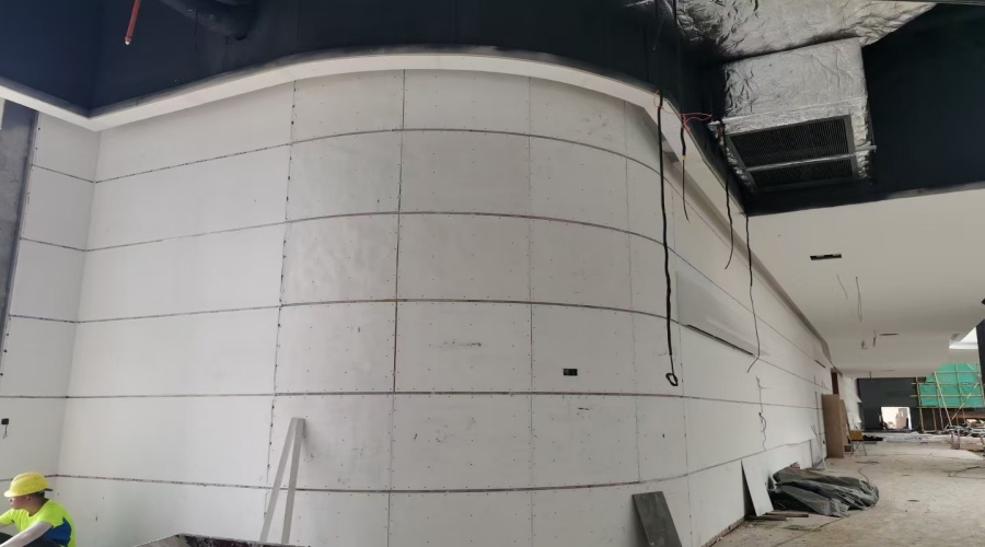 清遠“四館一中心”科技館向飾紀上品下單采購GRG構件