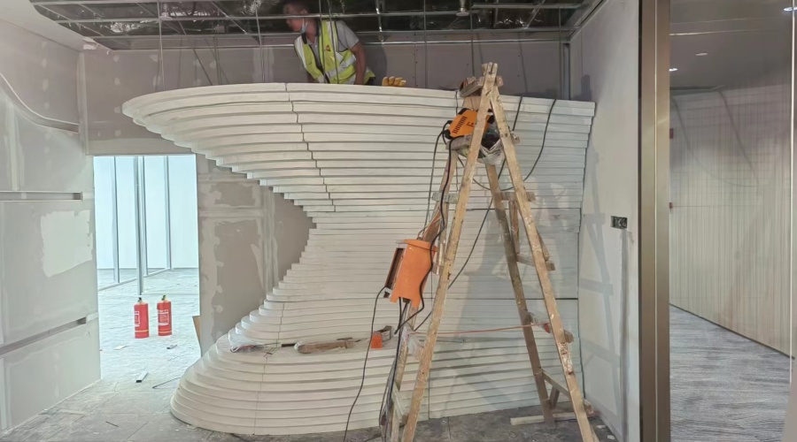 北京光影城GRG背景墻定制選擇飾紀上品