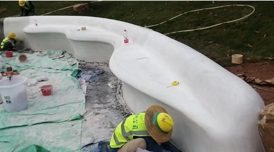 廣東飾紀上品GRC造型構件成功入駐白云山盛宴花園景區