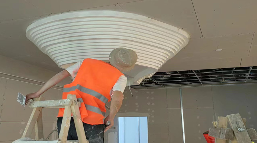 GRG構(gòu)件安裝施工 GRG構(gòu)件安裝施工