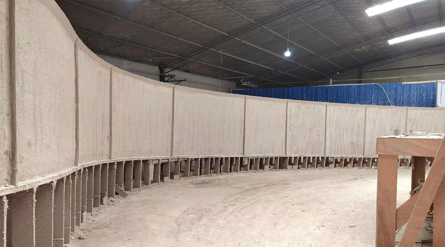 GRC構(gòu)件制作中 GRC構(gòu)件制作中