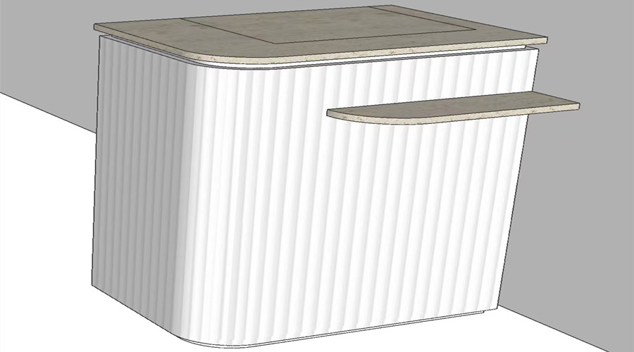 德國出口GRG背景墻項目 德國出口GRG背景墻項目