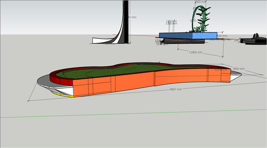 珠海博創(chuàng)總部大廈GRC坐凳項目