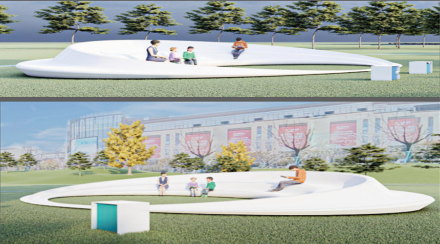 浙江寧波GRC坐凳項目 浙江寧波GRC坐凳項目