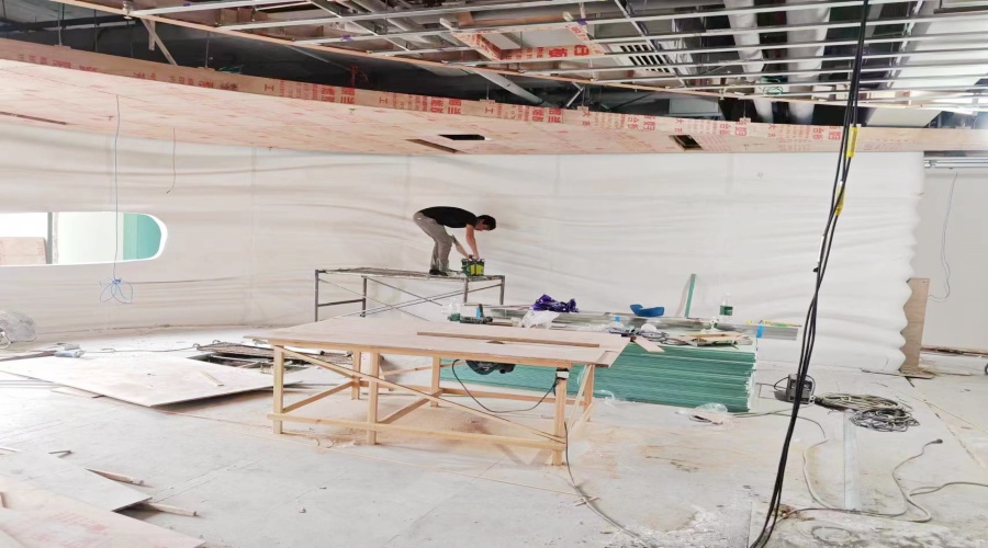 湖南長沙會(huì)所GRG波浪板背景墻工程案例 湖南長沙會(huì)所GRG波浪板背景墻工程案例