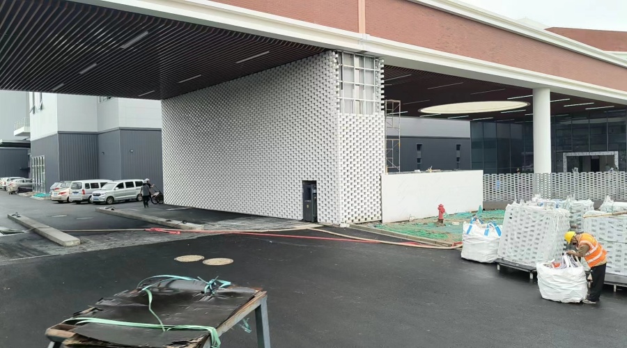 上海GRC磚頭幕墻板工程 上海GRC磚頭幕墻板工程