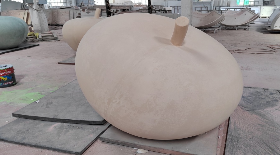 北京昌平GRC蘋(píng)果車(chē)檔隔離墩工程