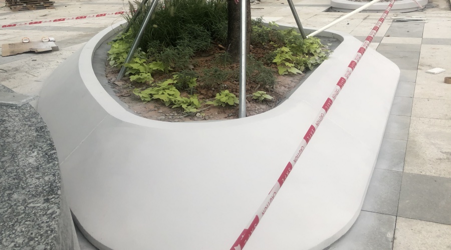 GRC花池坐凳 GRC花池坐凳