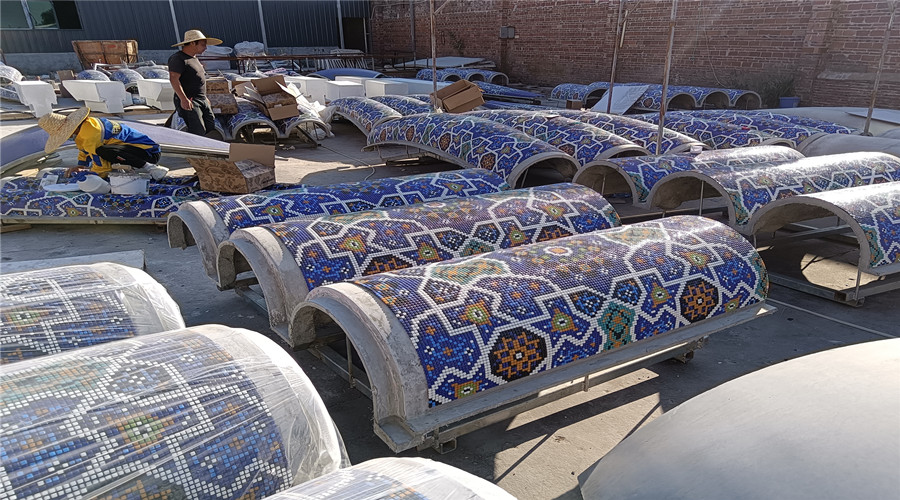 GRC構件馬賽克造型 GRC構件馬賽克造型