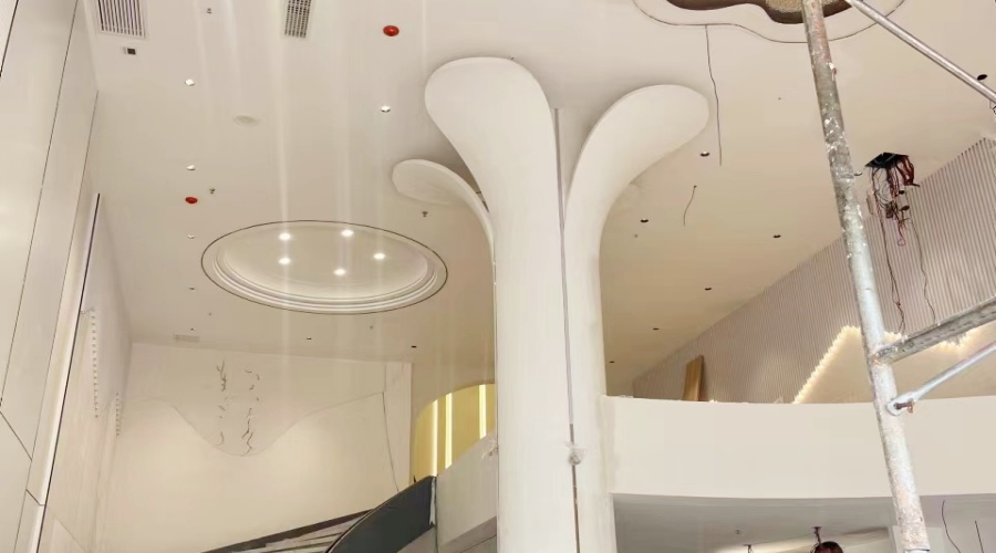 GRG花瓣柱造型 GRG花瓣柱造型