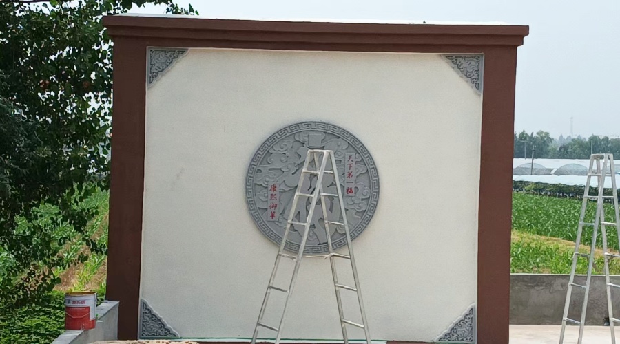 山東私人別墅發泡陶瓷浮雕造型工程案例