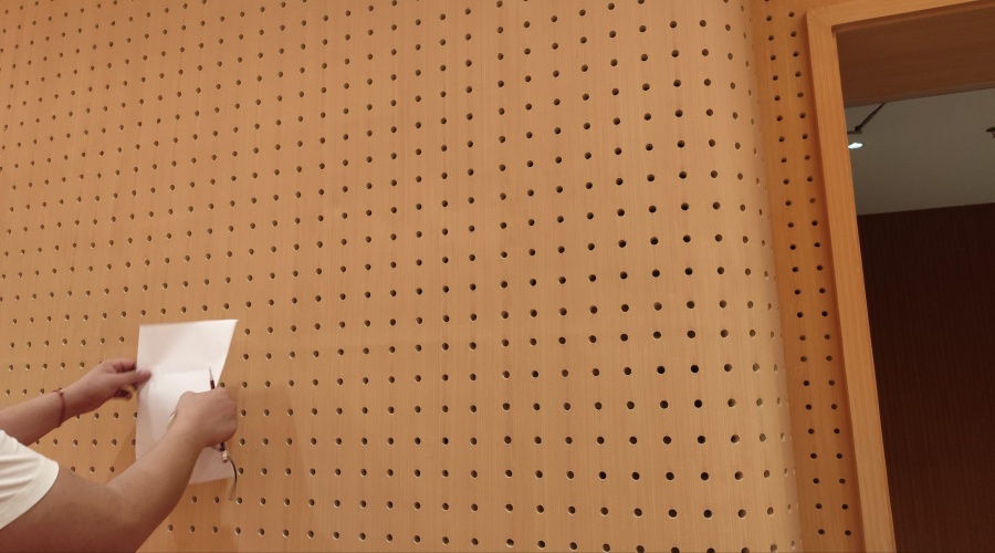 深圳坪山實驗學校GRG報告廳穿孔板工程案例