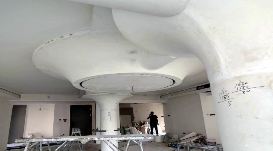 GRG構件安裝現場